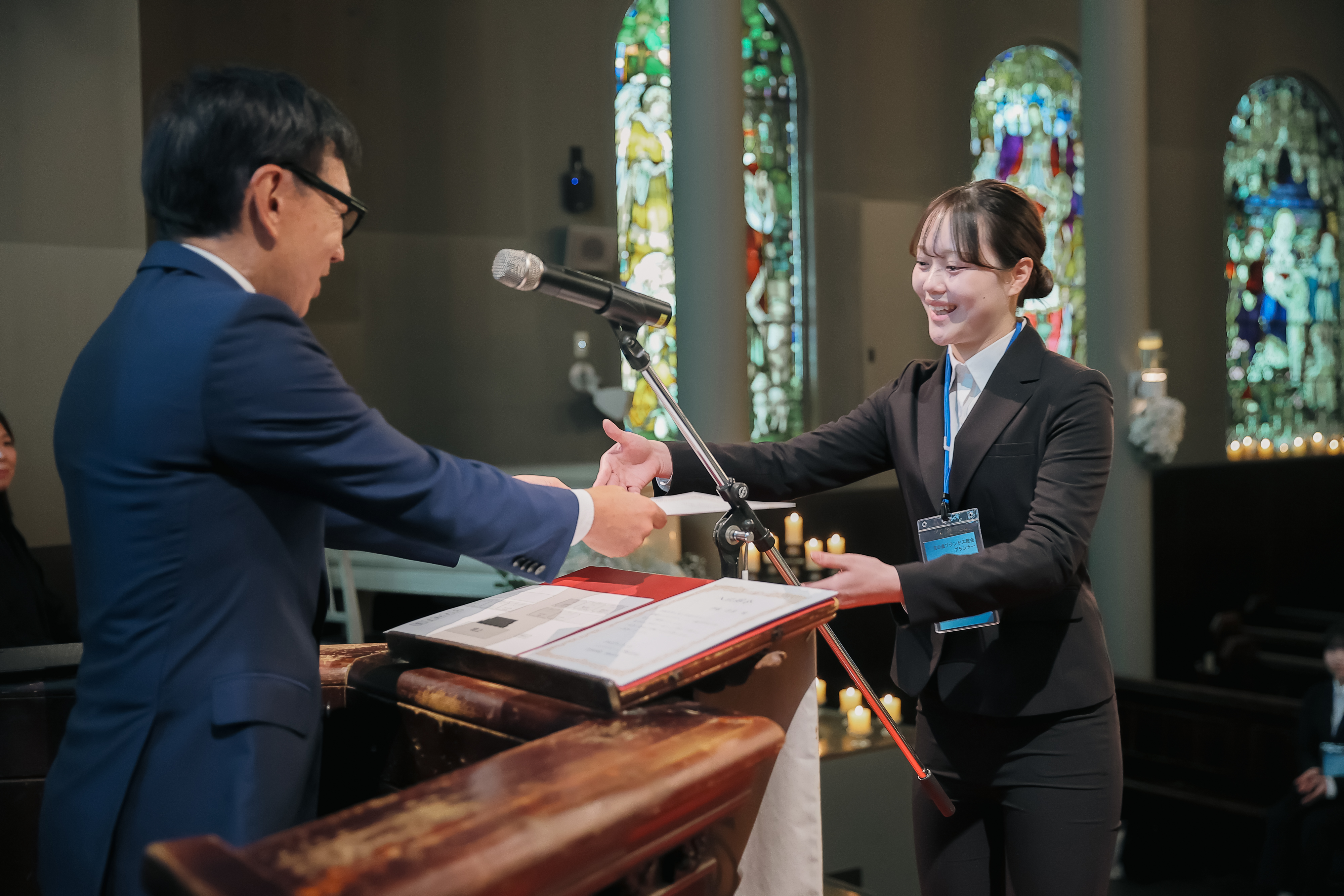 辞令交付の様子